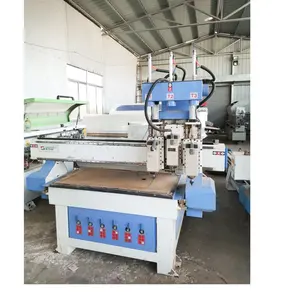 Gebruikt Tweedehands 3 As Pneumatische 3 Hoofden Atc Spindel Cnc Router 1325 Import Servo Motor