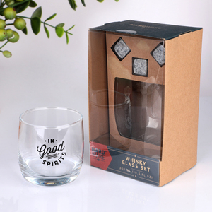 مجموعة أكواب ويسكي كلاسيكية بشعار مخصص للبيع بالجملة مع أحجار تبريد وعلبة هدايا فاخرة وأدوات بار ترويجية - Product Image 5