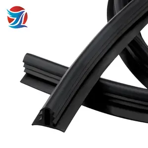 Car Rubber Sound Seal Strip 1.6M U Type Dashboard Insulation Auto Windshield Edges Gap Sealing Strips Car Interior Accessories