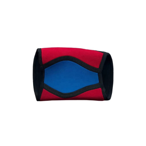 Rodillera de compresión de neopreno de doble color para soporte articular en levantamiento de pesas y sentadillas en el gimnasio - Product Image 1