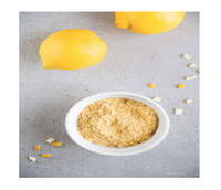 Poudre de citron de qualité export, ingrédient naturel pur d'agrumes, citrons frais transformés et séchés, poudre fine, approvisionnement en vrac pour l'alimentation