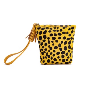 Boshiho Customized Genuine Lychee Pattern Leather Coin Pouch Slim Leather Coin Wallet <b>Small</b> Card Holder - Product Image 1