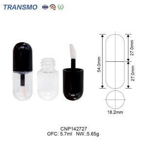 Custom Printed Lip Balm Container Custom logo Lip Oil Tubes Big Wand Pill Design 3ml Empty <b>Mini</b> Lipgloss Tubes - Product Image 2