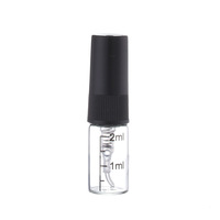 Échelle portable petit échantillon bouteille de tube de pulvérisation bouteilles vides en verre d'art de luxe pour Sub-Bottling-2ml de parfum tailles de 10ml polies