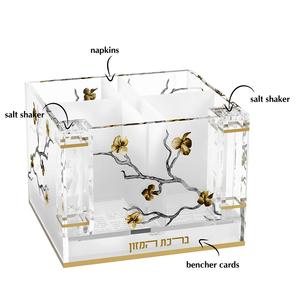 לוח מלוט אקרילי עם לוסיט פרימיום עם מטלית מלח מפחיב מפית ומקטע כרטיס bencher - Product Image 1
