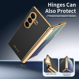 Étui de luxe électroplaqué pliable pour téléphone avec protection de charnière, film intégré, charge sans fil et étanchéité pour <span class=keywords><strong>Fold</strong></span> 8 - Product Image 5