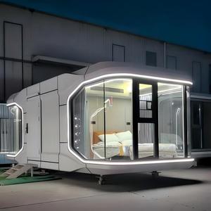 Maison-capsule préfabriquée de luxe en acier galvanisé, hiverisée et étanche, pour lodges alpins/locations saisonnières en hiver - Product Image 3