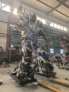 Statue réaliste de <span class=keywords><strong>Megatron</strong></span> Transformer de 3 m de haut, grande sculpture de robot en métal pour parc à thème et exposition commerciale - Product Image 3