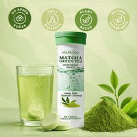 Comprimés effervescents de thé vert matcha instantané OEM ODM, extrait de thé vert pour la santé digestive quotidienne des adultes, complément alimentaire