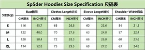 Felpa con Cappuccio Oversize in Cotone Felpato 100% di Alta Qualità, a Maniche Lunghe, con Colletto all'Uncinetto e Stampa <span class=keywords><strong>Spider</strong></span> Powder Puff - Product Image 2