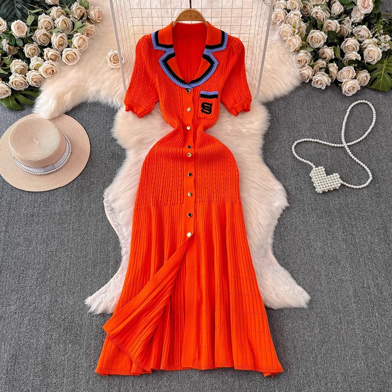chinese dress ladies Long Polo Dress