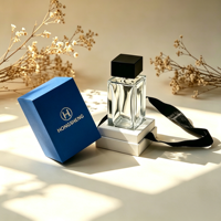 Boîte d'emballage de parfum blanche, boîte de flacon de parfum vide simple et élégante inspirée de l'INS, boîte cadeau haut de gamme parfaite pour offrir en cadeau