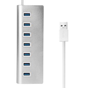 ฮับถ่ายโอนข้อมูล3.0 USB อลูมิเนียมอัลลอย<span class=keywords><strong>4</strong></span>/7พอร์ตกันลื่นมีในสต็อก - Product Image 3