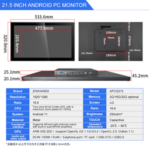 15.6 18.5 21.5 inch 1920*1080 IPS VESA Bảng điều chỉnh Android 11.0 al-in-one PC đa chức năng cảm ứng màn hình máy tính RJ45 USB3.0 2G + 32G - Product Image 6