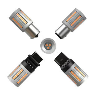 12-24v White Yellow Red Auto Led <b>Light</b> <b>Bulb</b> 1156 T20 T25 <b>Bulb</b> <b>Socket</b> 45smd 3030 Led <b>Bulb</b> for Car Interior - Product Image 1