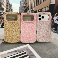 Coques de téléphone en peluche de dessin animé tendance, douces, en TPU+PC, antichoc, étanches, pour femmes, modèles 11 12 13 14 15 16 17