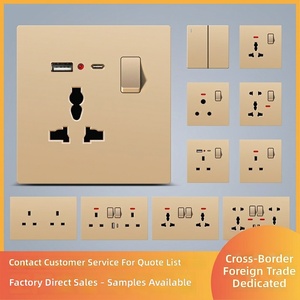 Enchufe de Pared Estándar Británico 13A para Hong Kong y Macao, Panel de Interruptores con Protección Infantil - Product Image 3