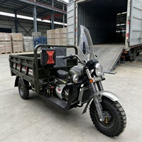 Tricycle de fret à essence 200cc à boîte ouverte, refroidi par eau, 4 temps, pneus à bande de roulement profonde, en promotion en Afrique pour le marché du Mali