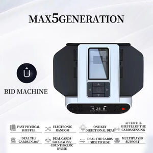 โรงงาน 360 ° เครื่องสับไพ่โป๊กเกอร์อัตโนมัติแบบหมุนได้ พร้อมรีโมทไร้สาย สำหรับ 2 สำรับไพ่ - Product Image 3