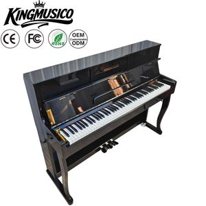 Piano numérique 88 touches à mécanisme à marteaux gradués avec puce sonore Dream, couvercle de clavier <span class=keywords><strong>hydraulique</strong></span> et Bluetooth pour l'enseignement à domicile - Product Image 1