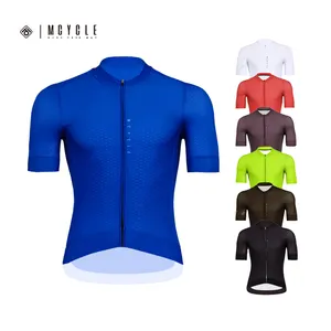 Mcycle Wholesale Cycling Clothing Wear Race Cutting Bicycle Biking Shirt Tops Sublimation Short Sleeve Bike Cycling Jersey Men