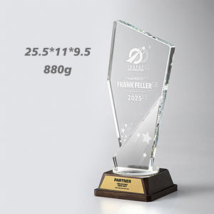 جائزة كريستال شفافة فريدة من نوعها لفعاليات الحرم الجامعي/تكريم المعلمين/جوائز تقدم الموظفين، مطبوعة بالأشعة فوق البنفسجية - Product Image 5