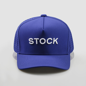 Casquette de baseball incurvée en polyester imperméable à 5 panneaux avec logo personnalisé découpé au laser et maille en corde pour le golf et le sport – Fabricant de chapeaux - Product Image 2
