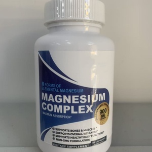 Formule de haute qualité, marque privée rapide, capsules de glycine magnésium acide malique, complexe de magnésium, complexe de magnésium pour adultes - Product Image 5