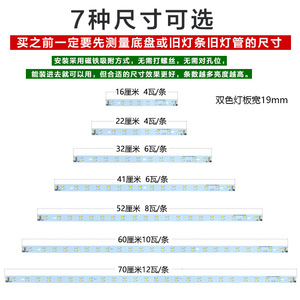 Led Strip <b>Light</b> 16 70Cm 4 12W Magnetic Mount Ceiling Replacement Smd <b>Light</b> <b>Panel</b> - Product Image 1