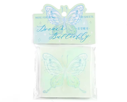 Lumière papillon ying bleu