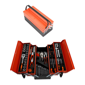 Juego de Herramientas Multifuncional de 85 Piezas, Caja de Herramientas Plegable Portátil, para Reparación de Automóviles, Almacenamiento en el Hogar y el Automóvil - Product Image 2