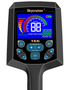 Lange Afstand Goud <span class=keywords><strong>Detector</strong></span> <span class=keywords><strong>3</strong></span> <span class=keywords><strong>Meter</strong></span> Diepte Goud Metaaldetector T66 Kleurendisplay Professionele Ondergrondse Metaaldetector - Product Image 3