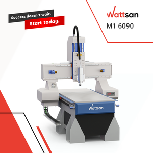 Wattsan M1 6090 2.2kw Acrylic Aluminium Brass Wood <b>Router</b> Machine <b>for</b> <b>Sale</b> - Product Image 1