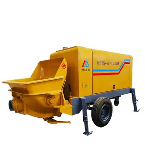 混凝土泵可移动推杆水瓶座倾斜压力Putzmeister微型拖车喷射混凝土电机混凝土泵