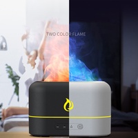 Humidificateur ultrasonique à flamme de 250 ml, 7 couleurs, diffuseur d'aromathérapie USB, mini portable, utilisation en voiture