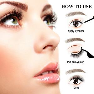 Pinky Leem Top Rated <b>Natural</b> Looking Invisible Luxury Magnetic <b>Eyelash</b>, 5d <b>Fake</b>/false Thin Waterproof Magnetic <b>Eyelashes</b> - Product Image 2