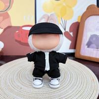 Ensemble de vêtements décontractés et sportifs pour poupée de 17 cm, incluant une casquette de baseball et des chaussures, accessoires pour Labubu