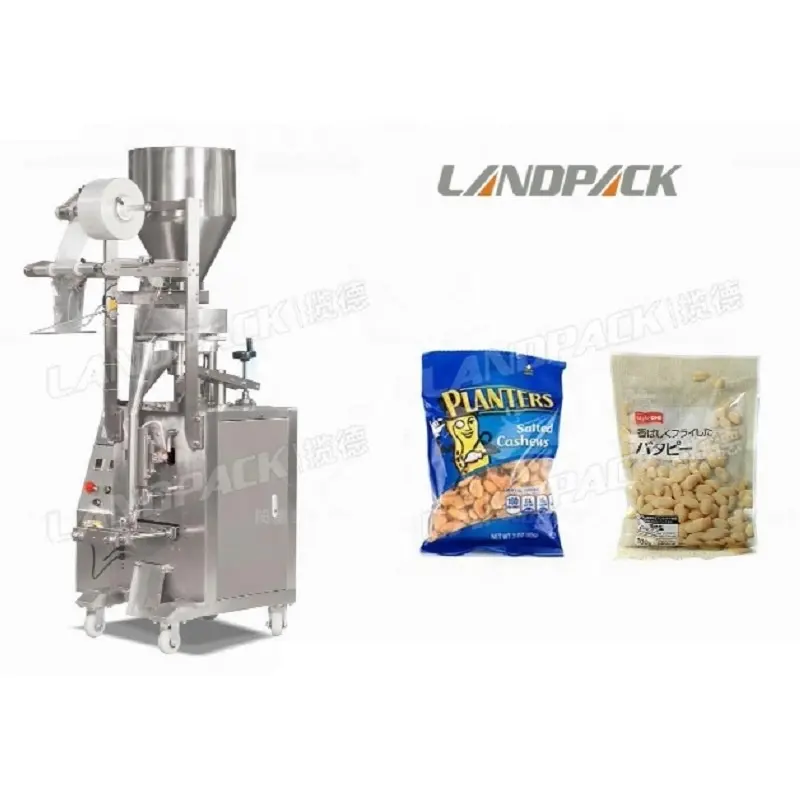 Máquina de embalaje Vertical para palomitas de maíz, cacahuetes, pistachos, granos, nueces