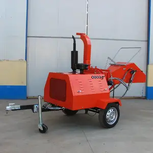 Industrial Big Capacity Diesel Garden Wood Chipper Machines Good Quality Wood Chippers For Sale