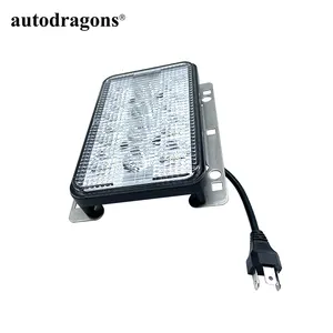 Autodragons 6x4 60W 투광램프 헤드라이트 높은 낮은 광속 홍수 기계 led 일 빛