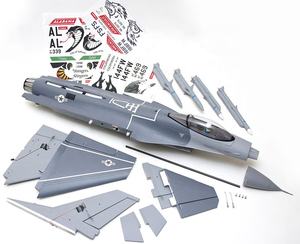 Haute Performance FMS <span class=keywords><strong>70mm</strong></span> <span class=keywords><strong>EDF</strong></span> F-16C Fighting Falcon PNP RC Jet Fighter avec 5 décalcomanies Set KV1850 Brushless Motor ESC - Product Image 5