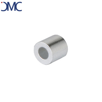 Manchon de sertissage en aluminium de type sablier JMC JMC-F006, norme américaine, certifié Mill, pour câble métallique sans soudure, 1/16"-3/8"
