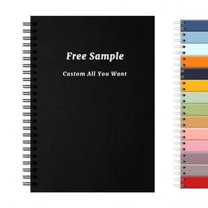 Father's Day Gifts Eco Friendly Loose <b>Leaf</b> Writing Chocolate Fur Spiral A4 Bamboo Notebooks Sets Recycle Paper With Logo Custom - Product Image 4