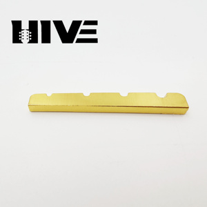 HIVE Raffinato Capotasto per <span class=keywords><strong>Basso</strong></span> Elettrico a 4 <span class=keywords><strong>Corde</strong></span> in Ottone Massiccio ad Alta Densità 42MM - Product Image 6