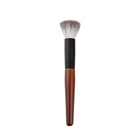Brosse de maquillage en poils d'animaux, poils de renard neige, ensemble complet de poudre libre, poudre, Blush, réparation des reflets, ombre à paupières, outil de beauté