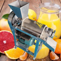 Industriële sapcentrifuge van roestvrij staal: Schroeftype resten-sap scheiding voor grootschalige fruit- en groenteverwerking