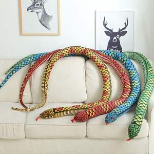 Jouet serpent Simulation Python Plaque Peluche <span class=keywords><strong>Cobra</strong></span> Poupée Grande  Cadeau amusant pour les garçons et les filles Prix de gros d'usine - Product Image 1