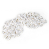 Boutons de fermeture en forme de gros pipa doré Offre Spéciale boutons de fermeture de grenouille à nœud chinois bouton de tissage de tissu de vêtement