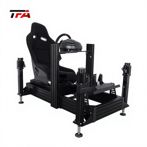 Configuration de course professionnelle 4DOF en aluminium pour réalité virtuelle avec cockpit, plateforme de mouvement et châssis de siège - Product Image 1