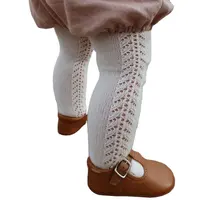 INS avustralya abd modası kaliteli içi boş tayt düz külotlu sonbahar yenidoğan çorap penye pamuk bebek tayt